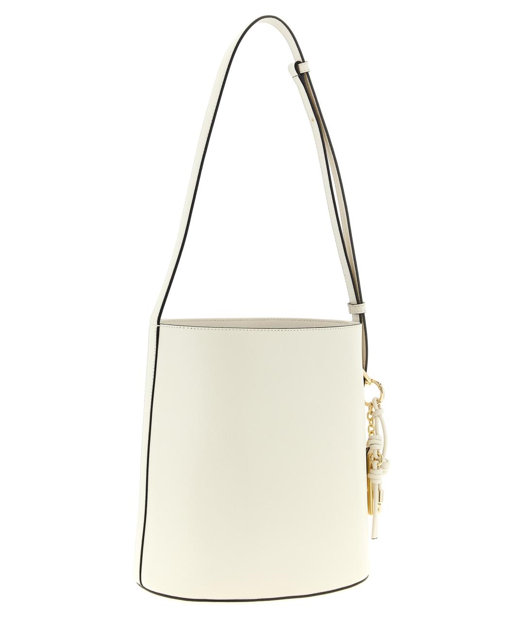 FURLA Белая кожаная сумка через плечо, фото 2