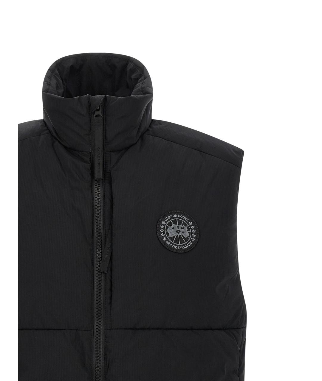 CANADA GOOSE Черный полиамидовый жилет, фото 3