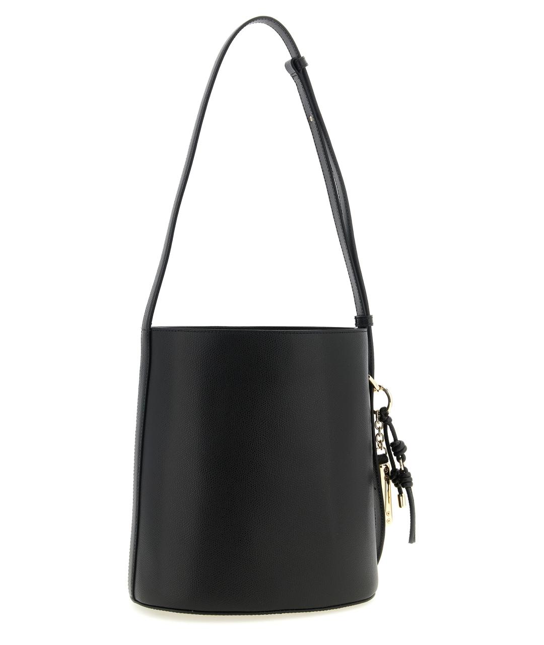 FURLA Черная кожаная сумка через плечо, фото 2