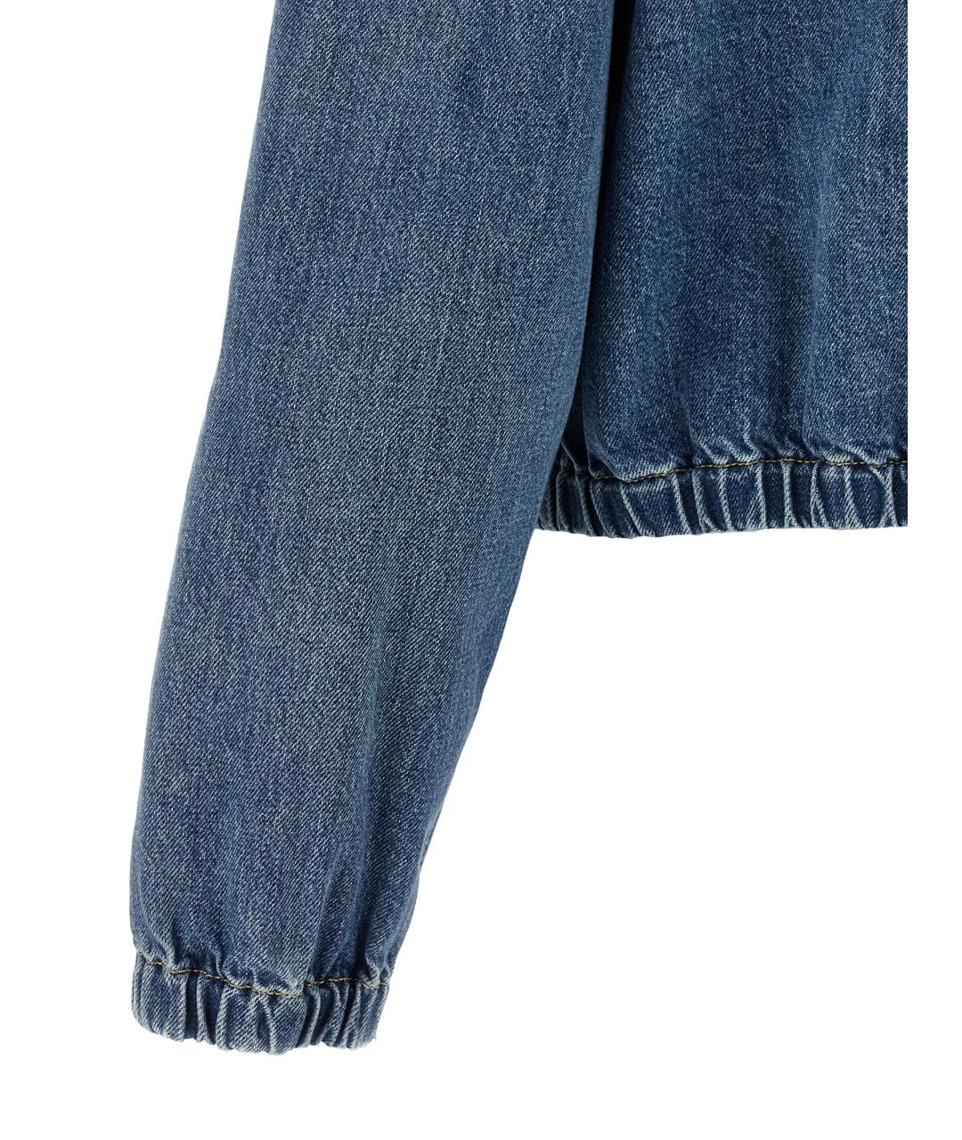 PRADA Голубая хлопковая куртка, фото 4