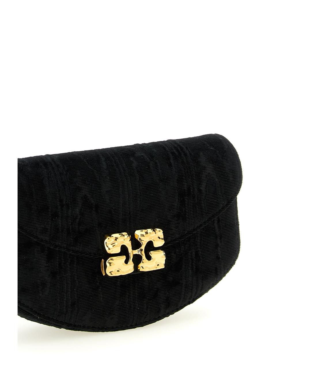 GANNI Черный кошелек, фото 3