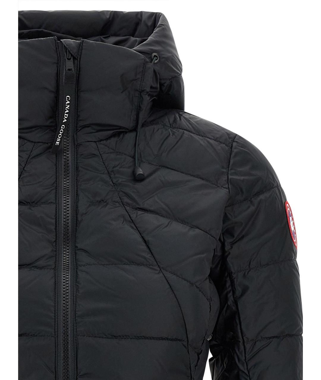CANADA GOOSE Черный полиамидовый пуховик, фото 3
