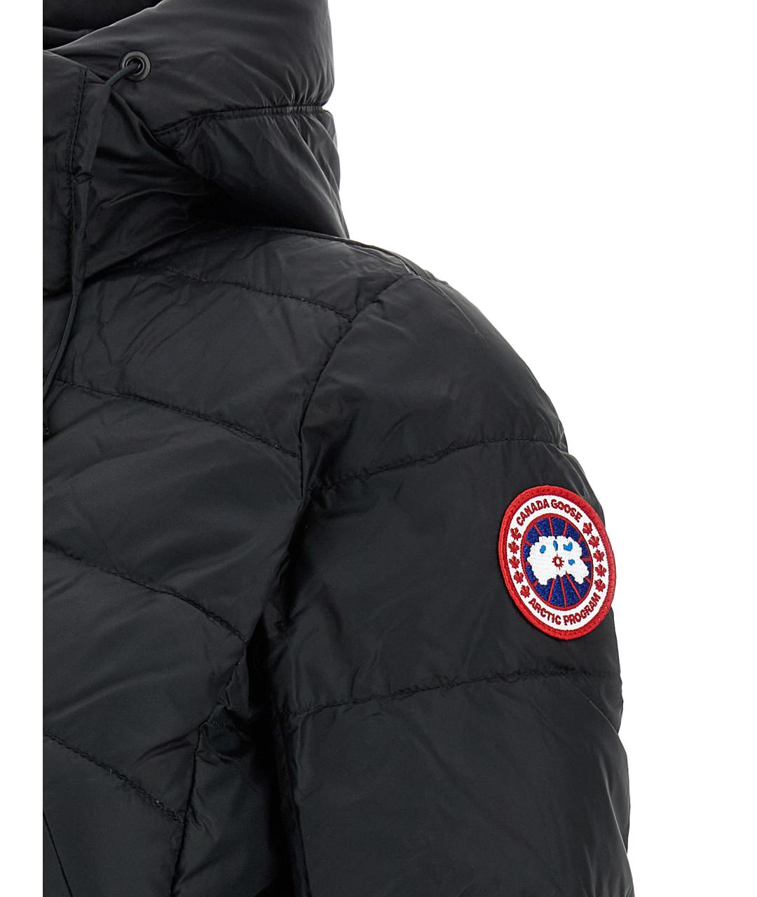 CANADA GOOSE Черный полиамидовый пуховик, фото 5