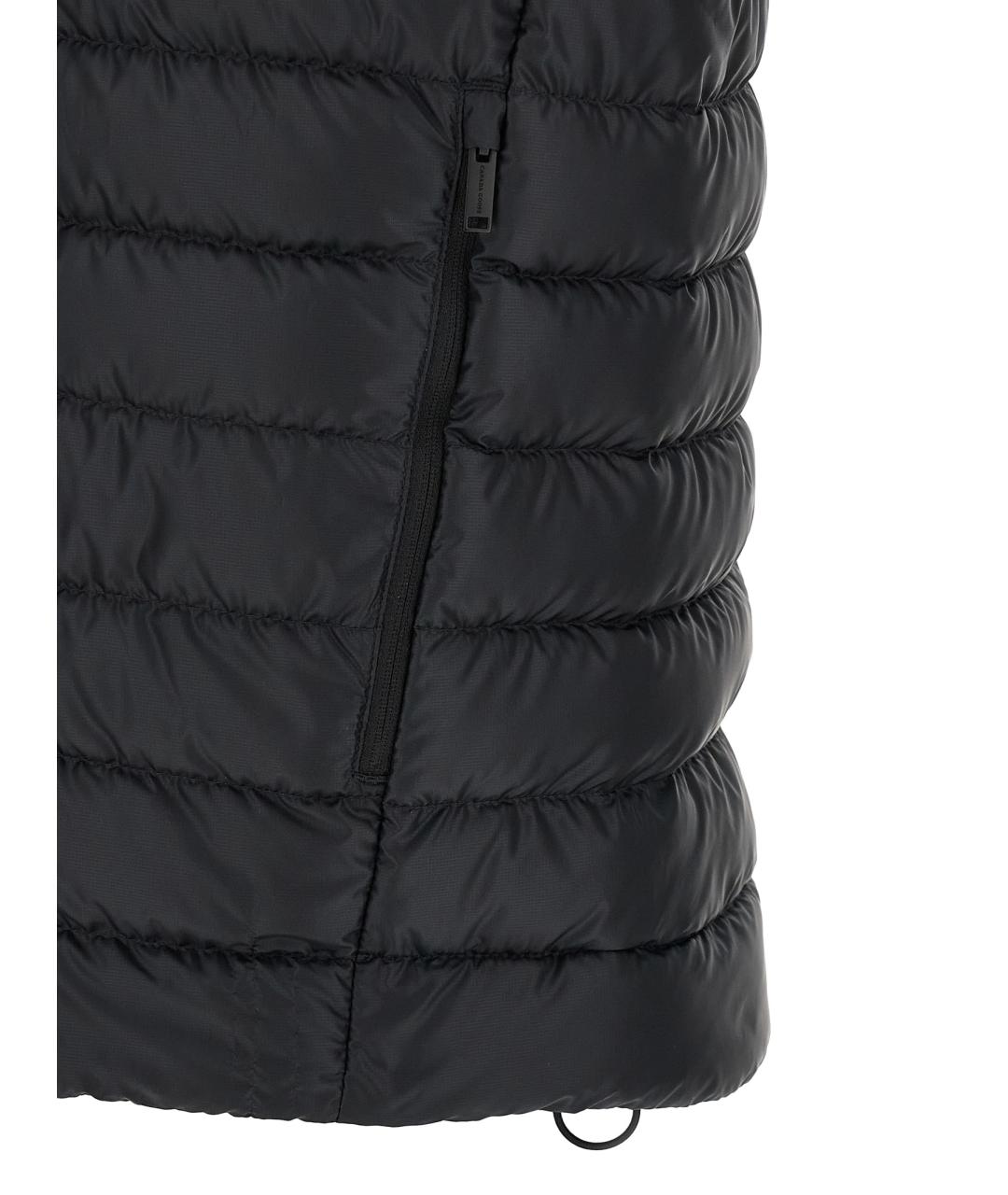 CANADA GOOSE Черный полиамидовый жилет, фото 4