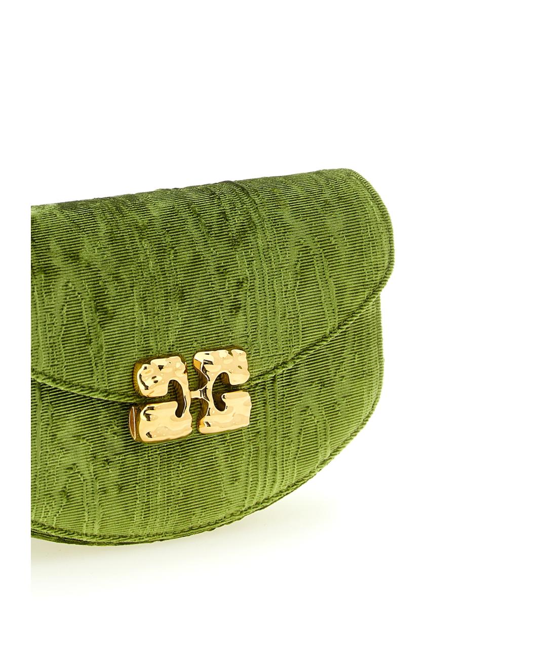 GANNI Зеленый кошелек, фото 3