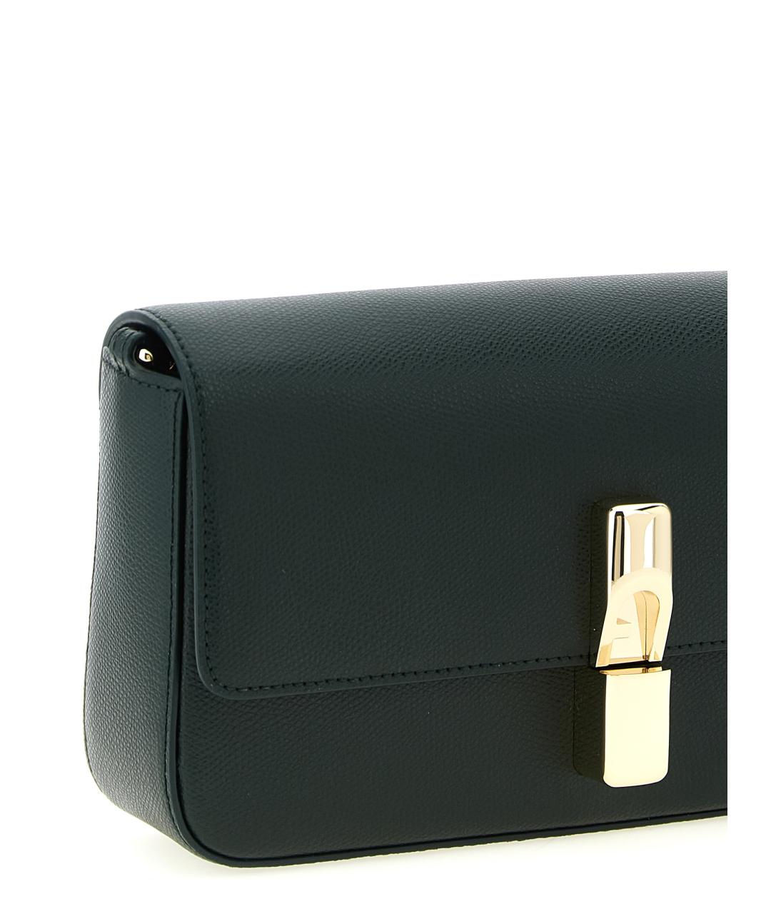 FURLA Зеленая кожаная сумка через плечо, фото 3