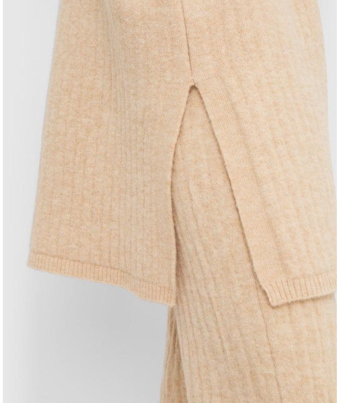 NANUSHKA Бежевый шерстяной костюм с брюками, фото 7