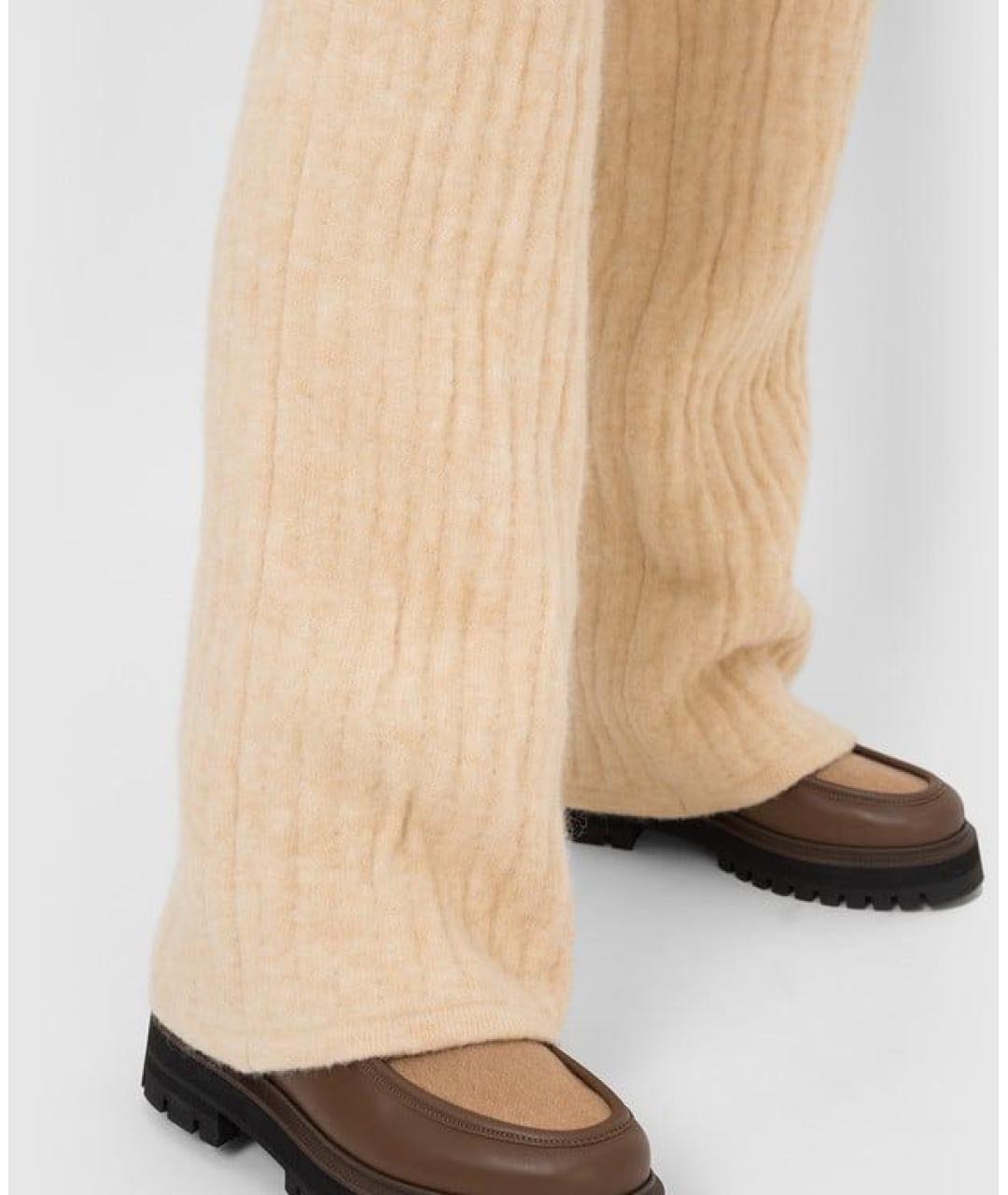 NANUSHKA Бежевый шерстяной костюм с брюками, фото 5