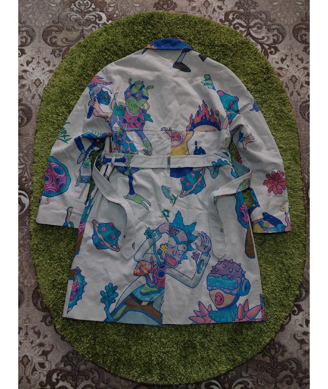 GCDS Бежевый хлопковый тренч / плащ, фото 2