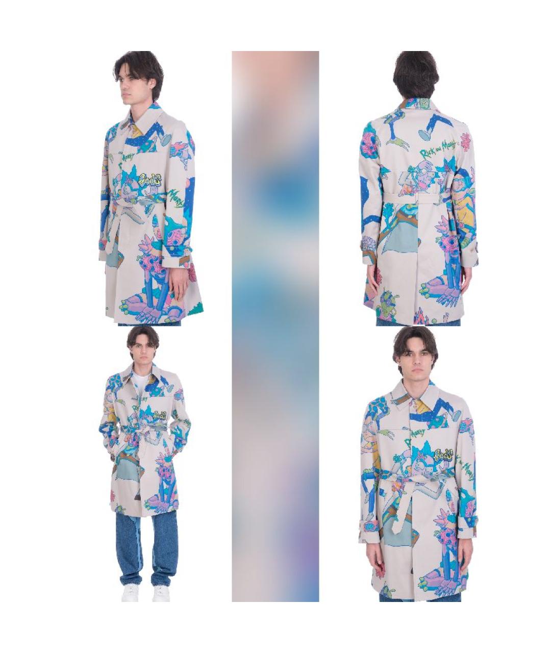 GCDS Бежевый хлопковый тренч / плащ, фото 5