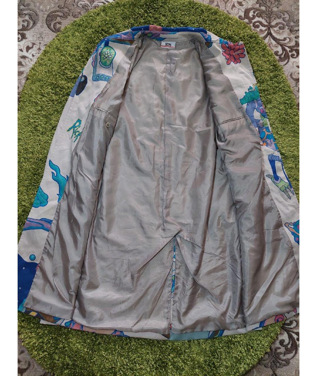 GCDS Бежевый хлопковый тренч / плащ, фото 4