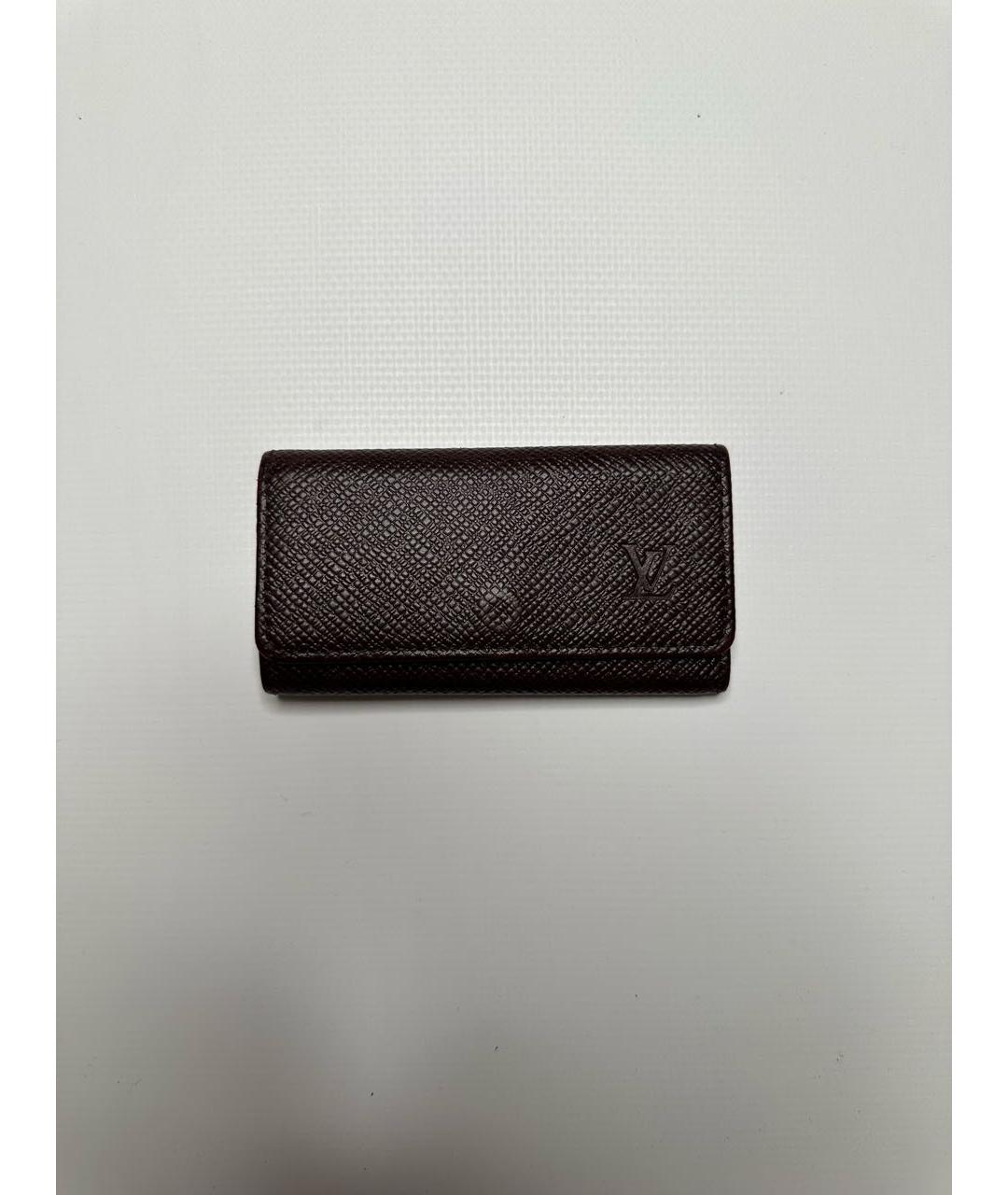 LOUIS VUITTON Коричневая ключница, фото 6