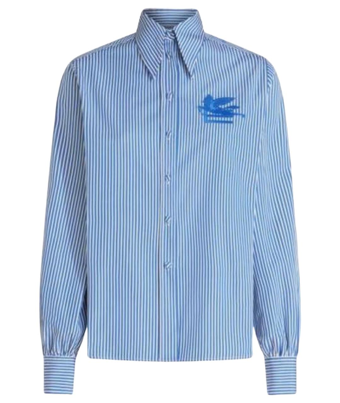 ETRO Голубая хлопковая рубашка, фото 1