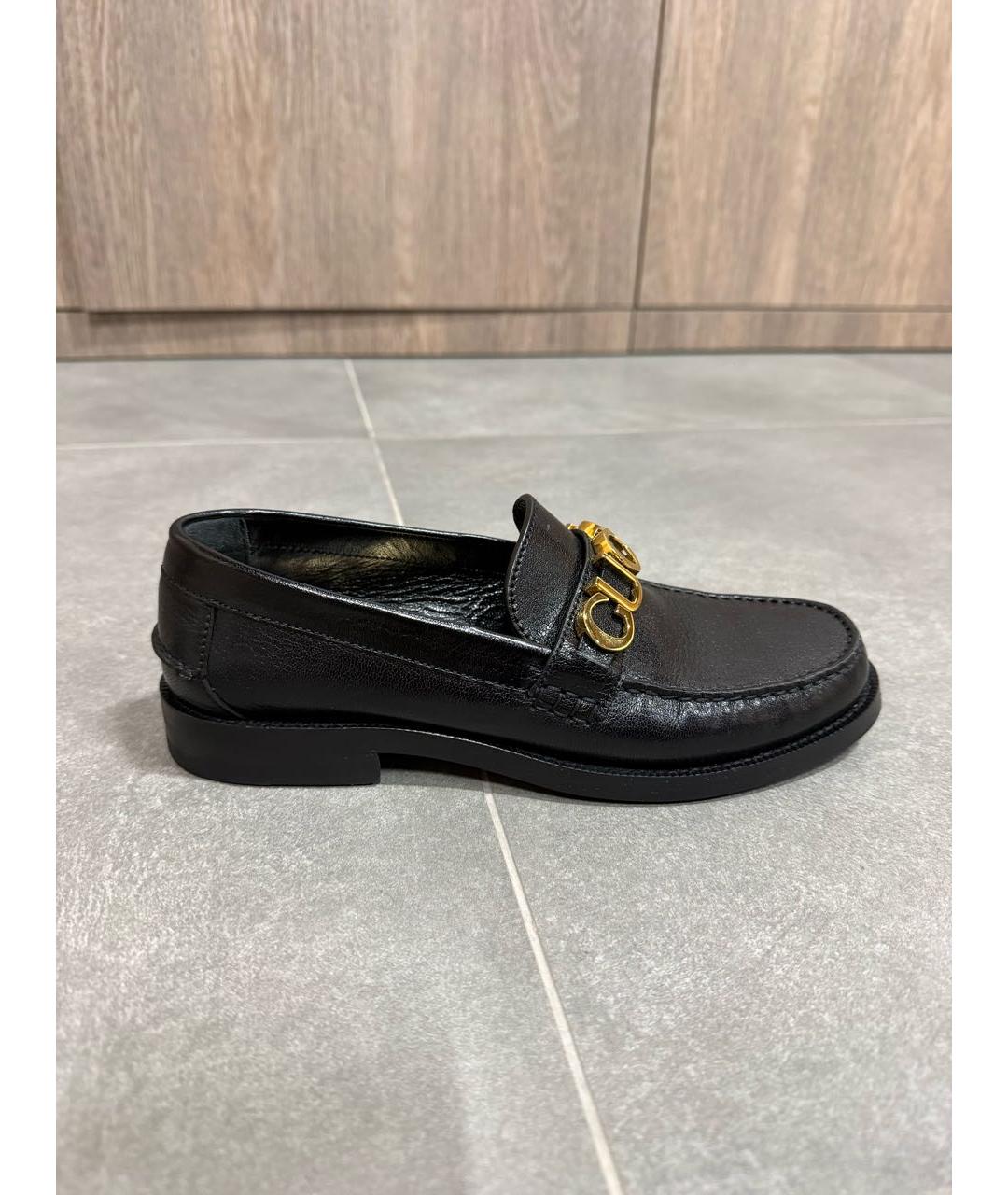 GUCCI Черные кожаные лоферы, фото 7