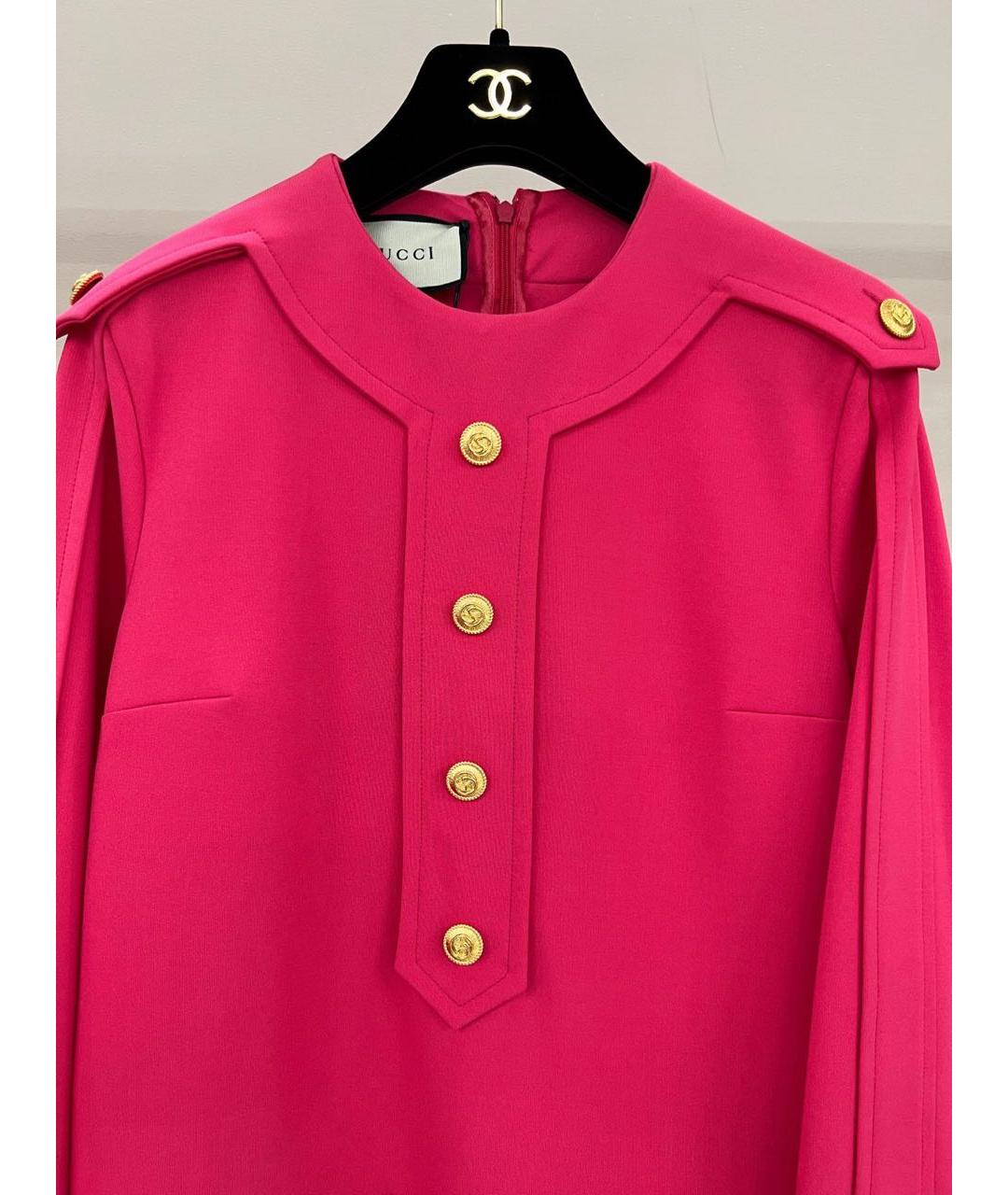 GUCCI Розовое повседневное платье, фото 2