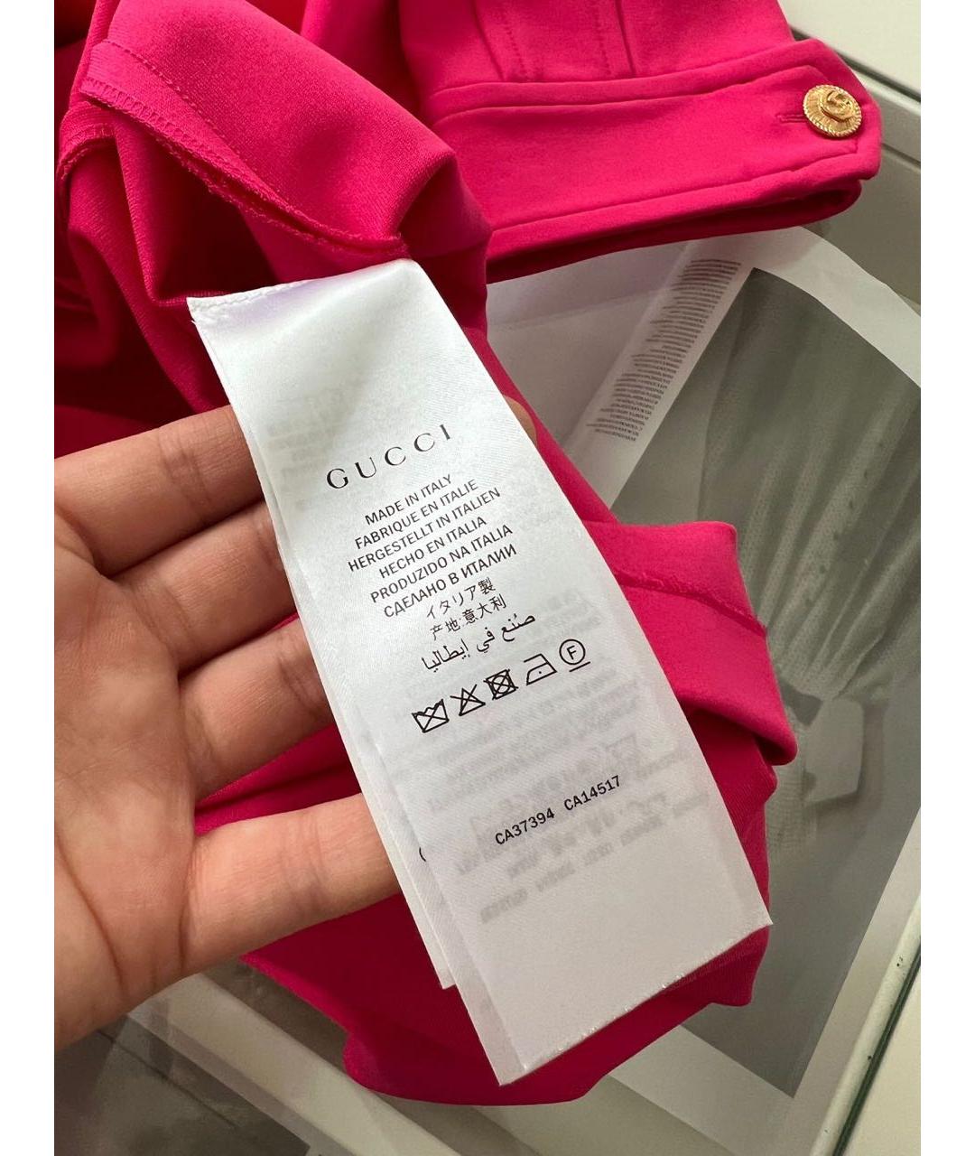 GUCCI Розовое повседневное платье, фото 6