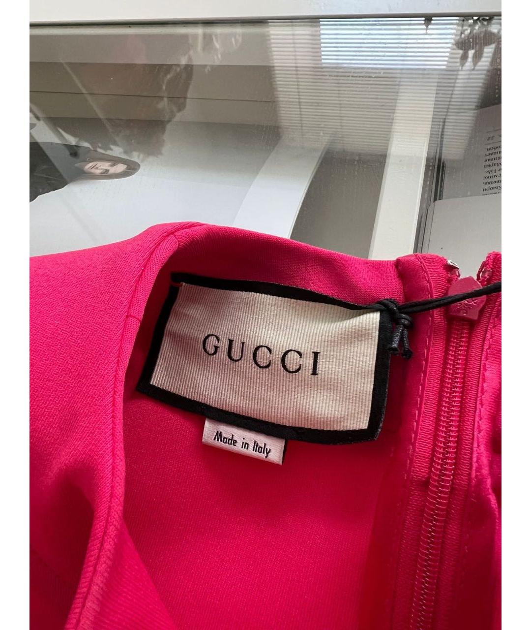 GUCCI Розовое повседневное платье, фото 5