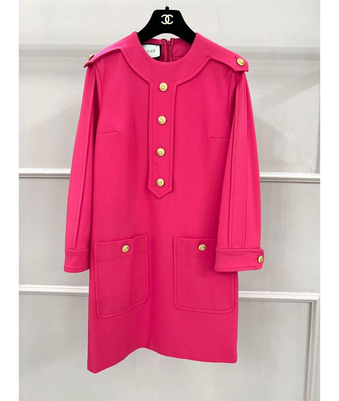 GUCCI Розовое повседневное платье, фото 9