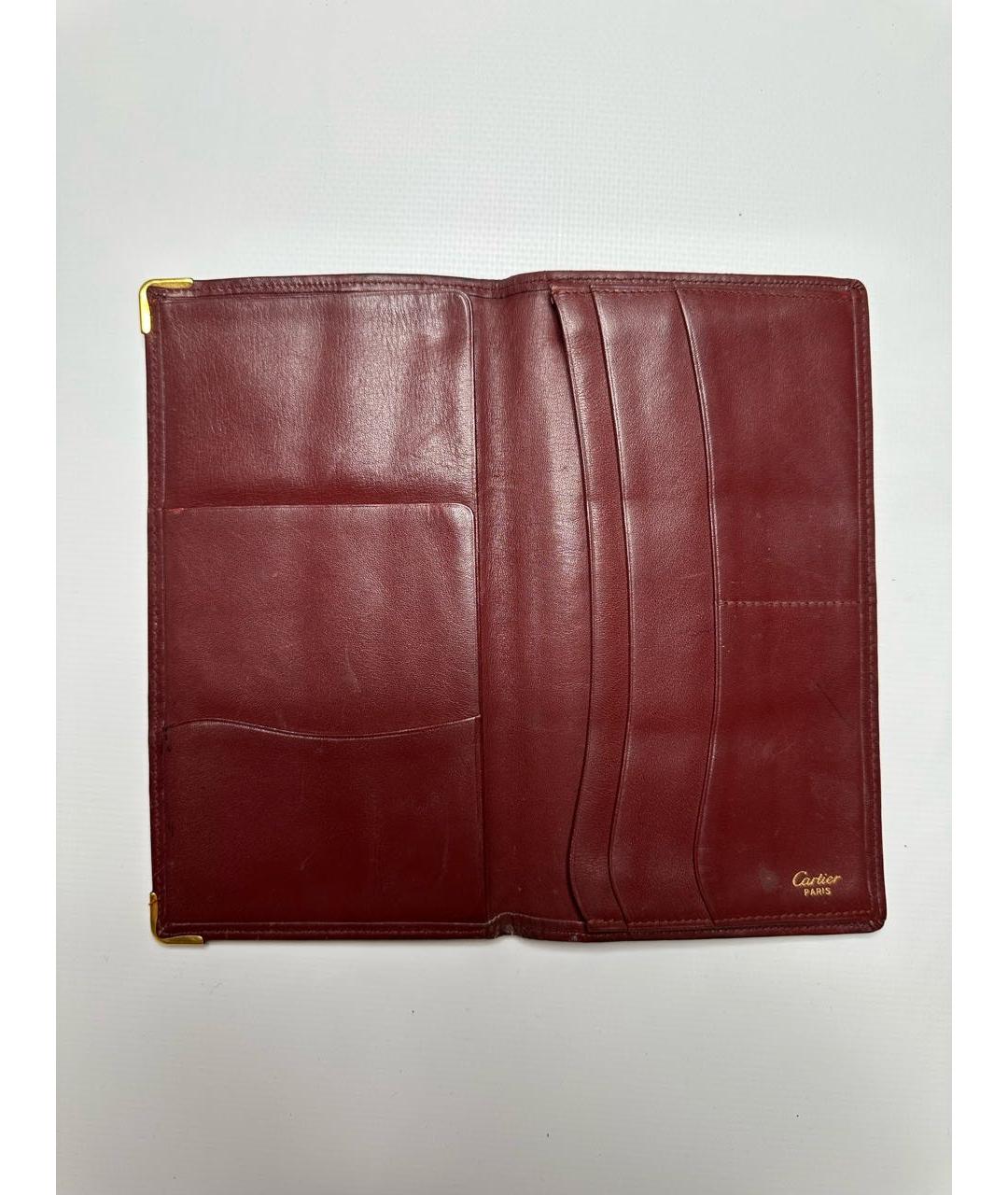 CARTIER Черный кожаный кошелек, фото 4