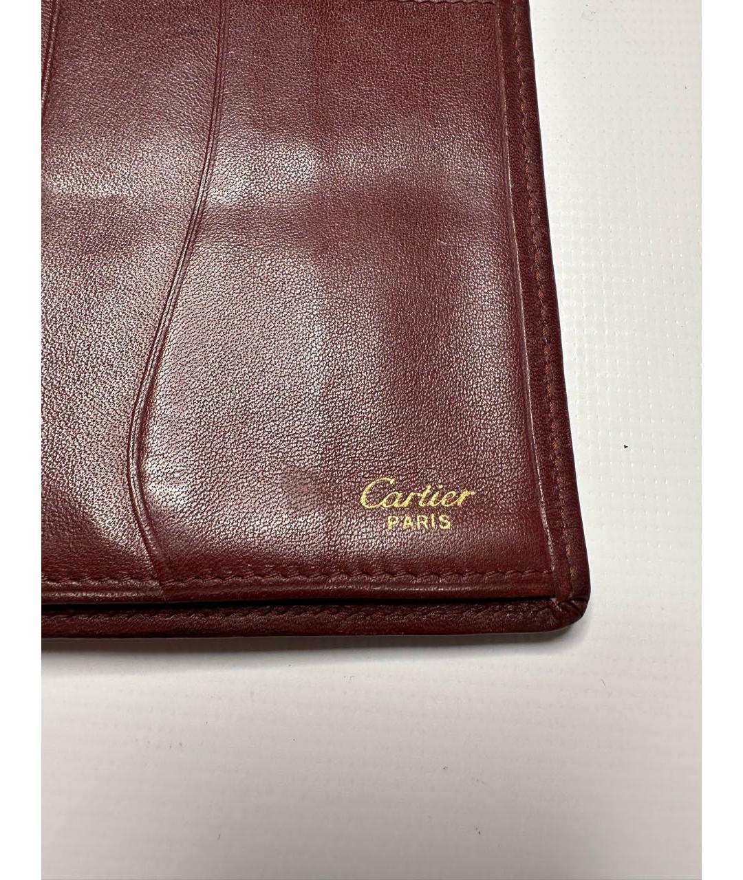 CARTIER Черный кожаный кошелек, фото 5