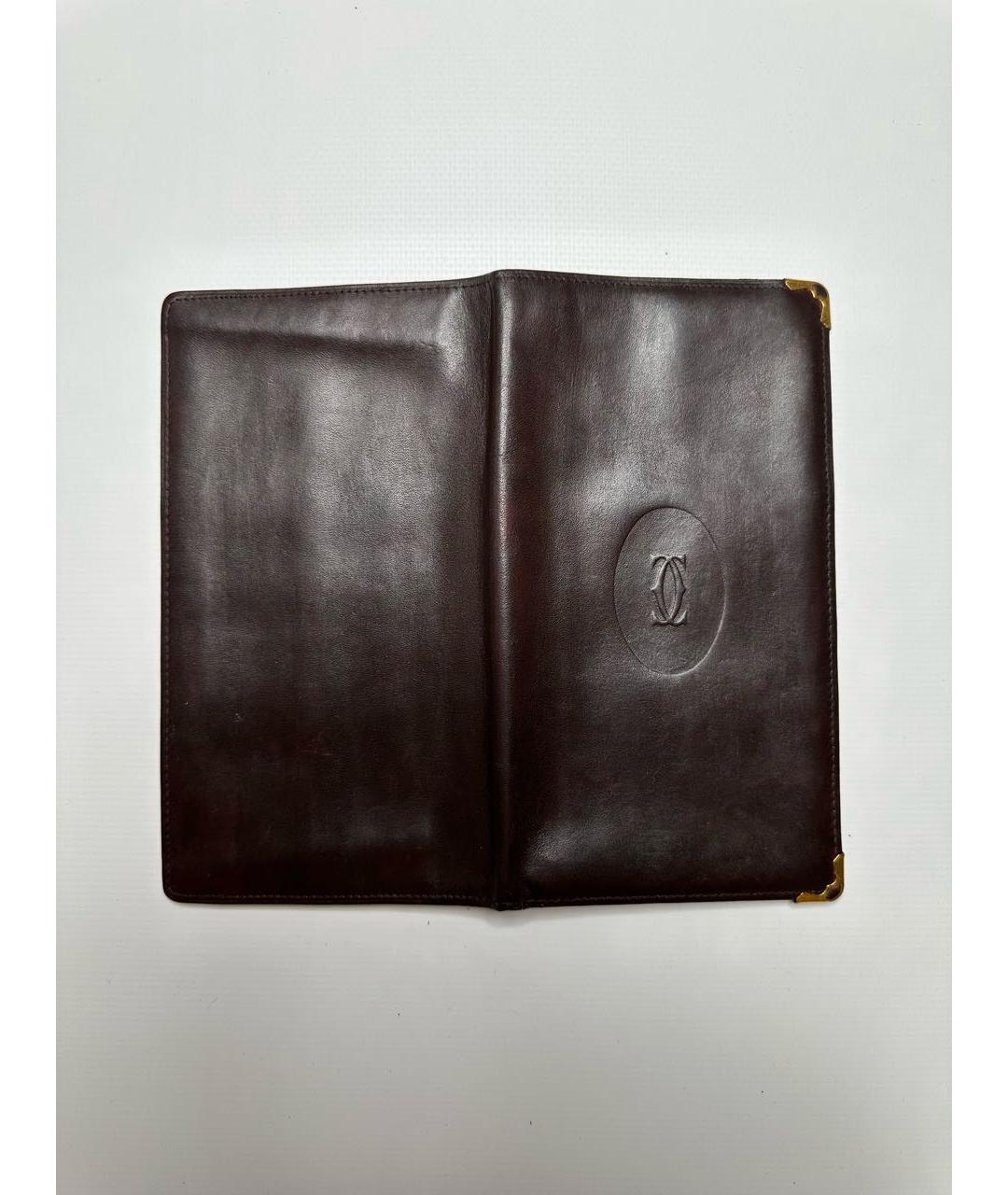 CARTIER Черный кожаный кошелек, фото 3