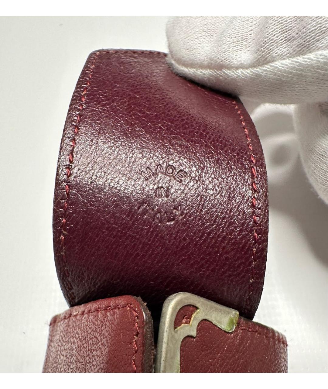 CARTIER Бордовая ключница, фото 5