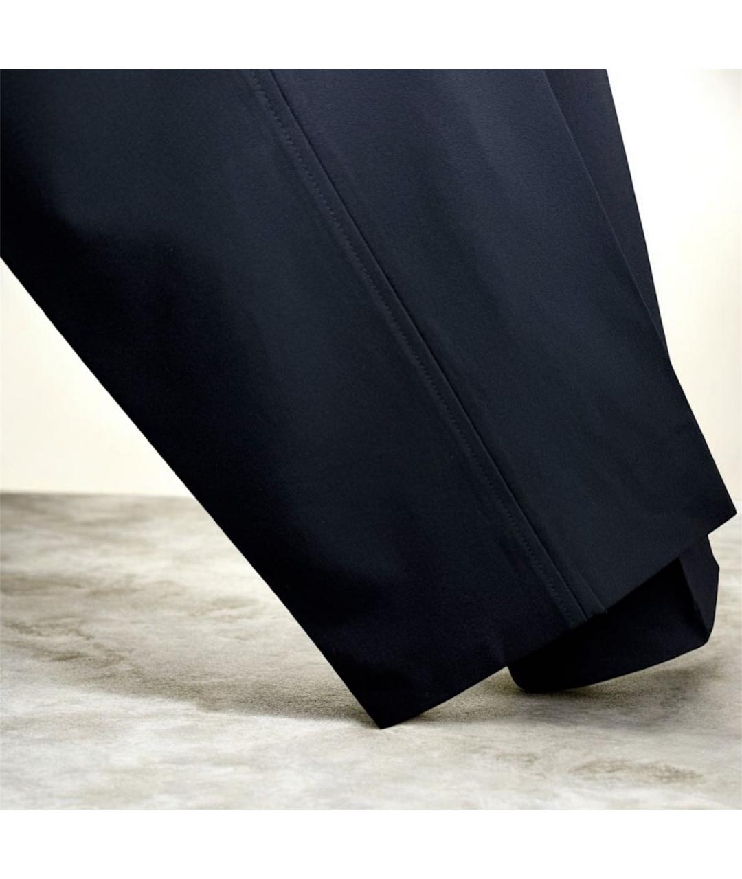 PRADA Черные шерстяные классические брюки, фото 4