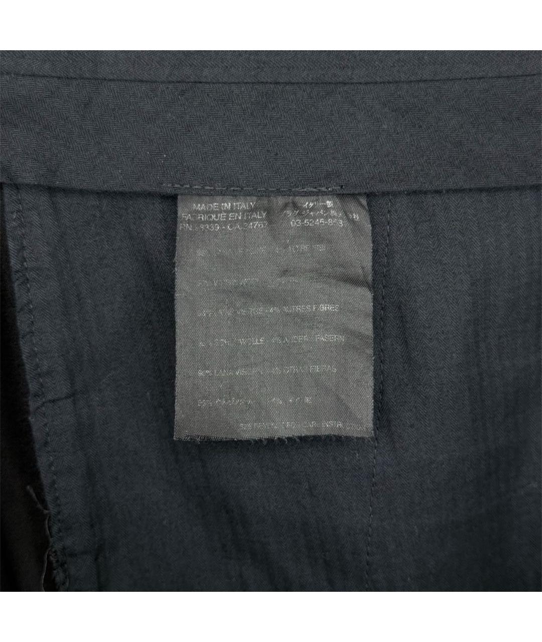 PRADA Черные шерстяные классические брюки, фото 8