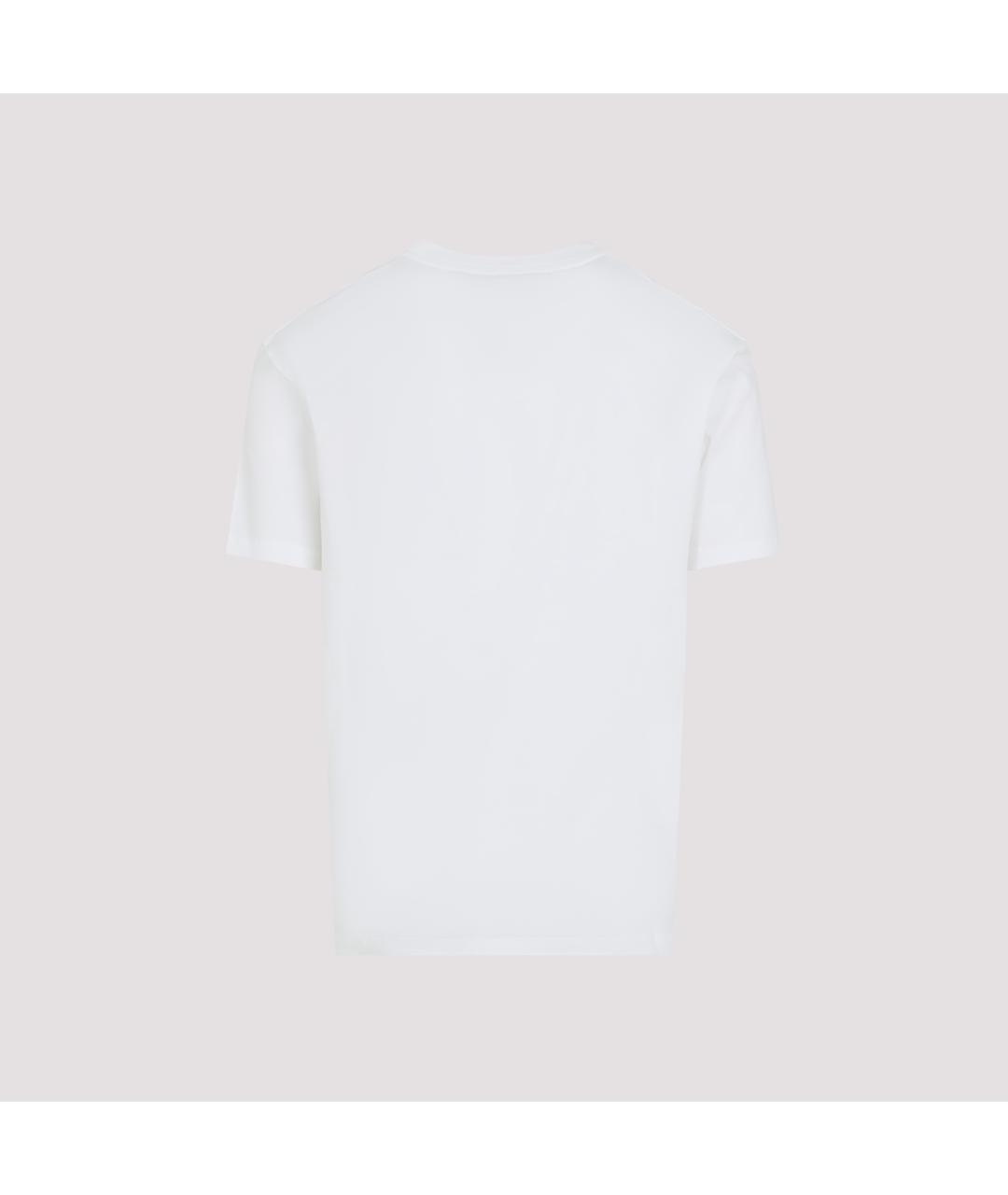 VALENTINO Белая хлопковая футболка, фото 2