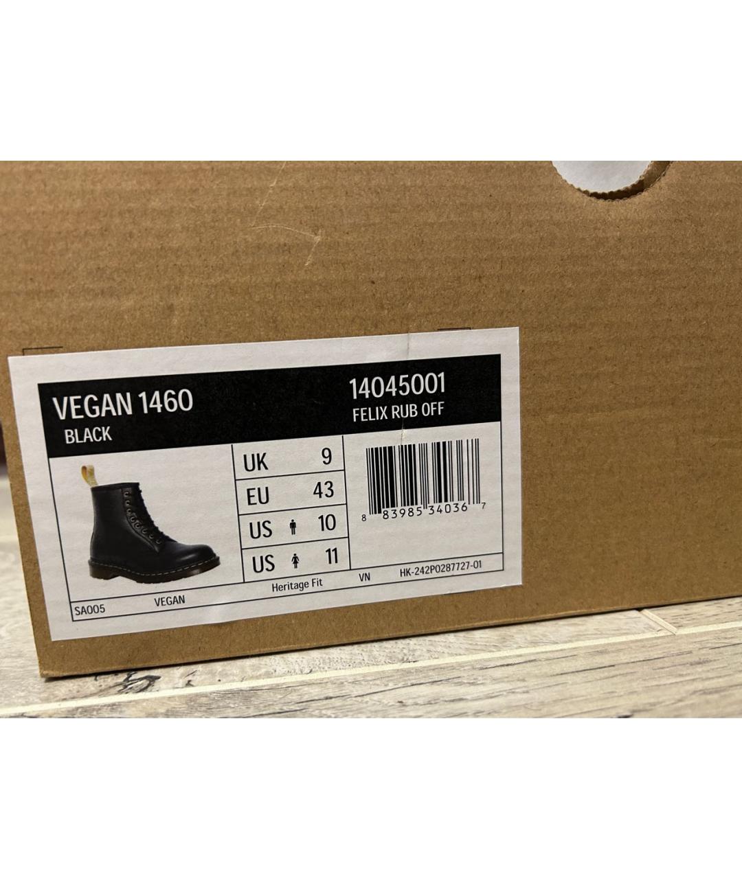 DR. MARTENS Черные высокие ботинки из искусственной кожи, фото 6