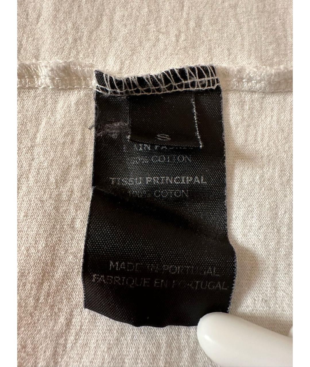 VETEMENTS Белая хлопковая футболка, фото 5