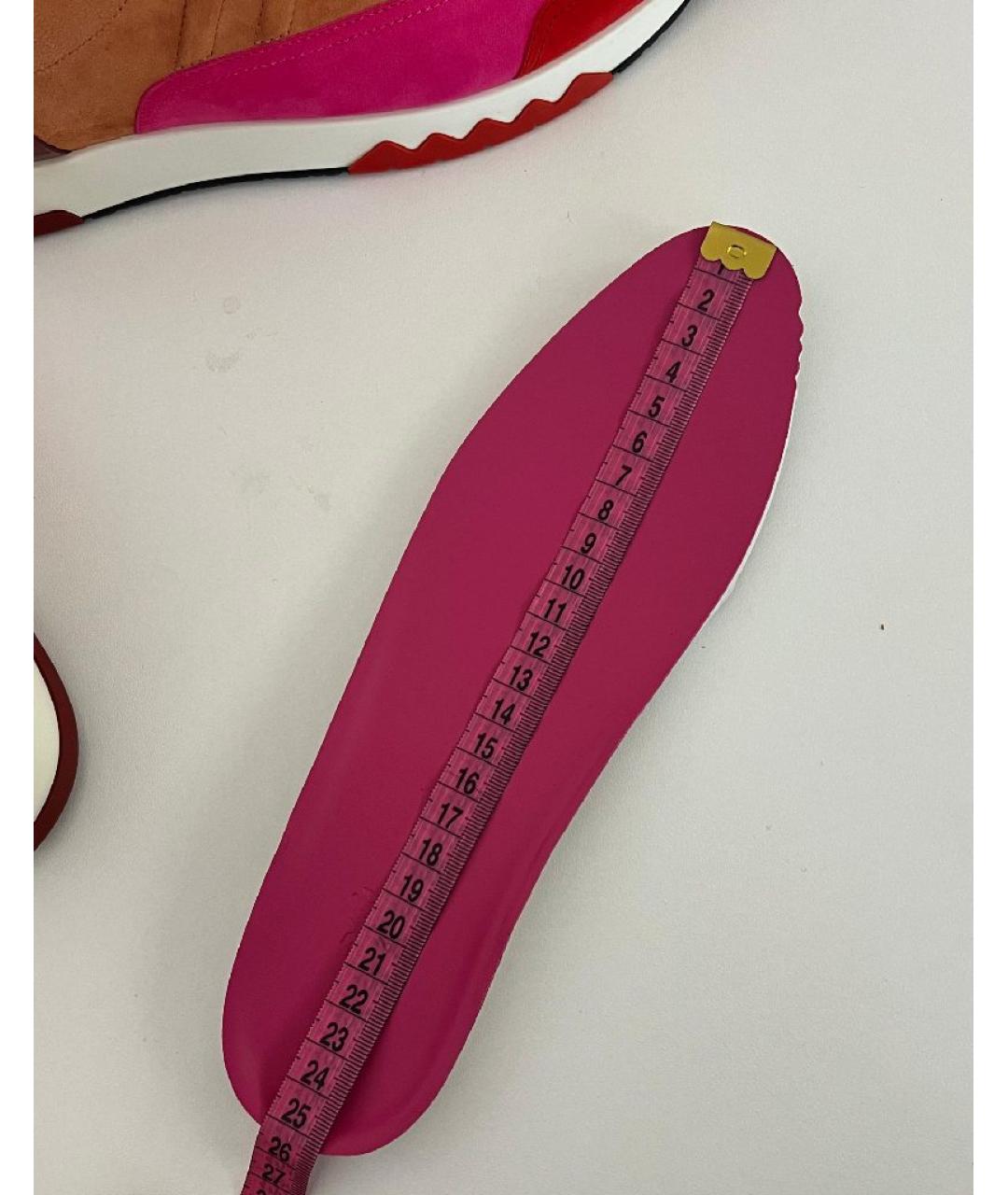 HERMES Мульти замшевые кроссовки, фото 6