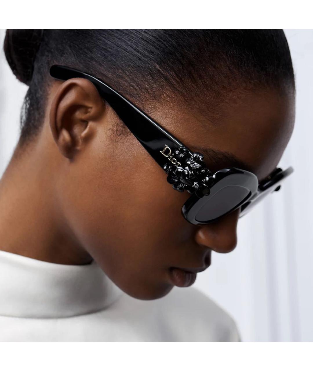 CHRISTIAN DIOR Черные солнцезащитные очки, фото 3