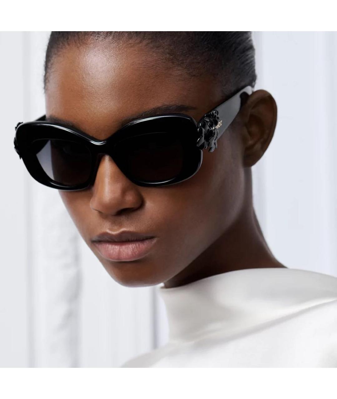 CHRISTIAN DIOR Черные солнцезащитные очки, фото 2