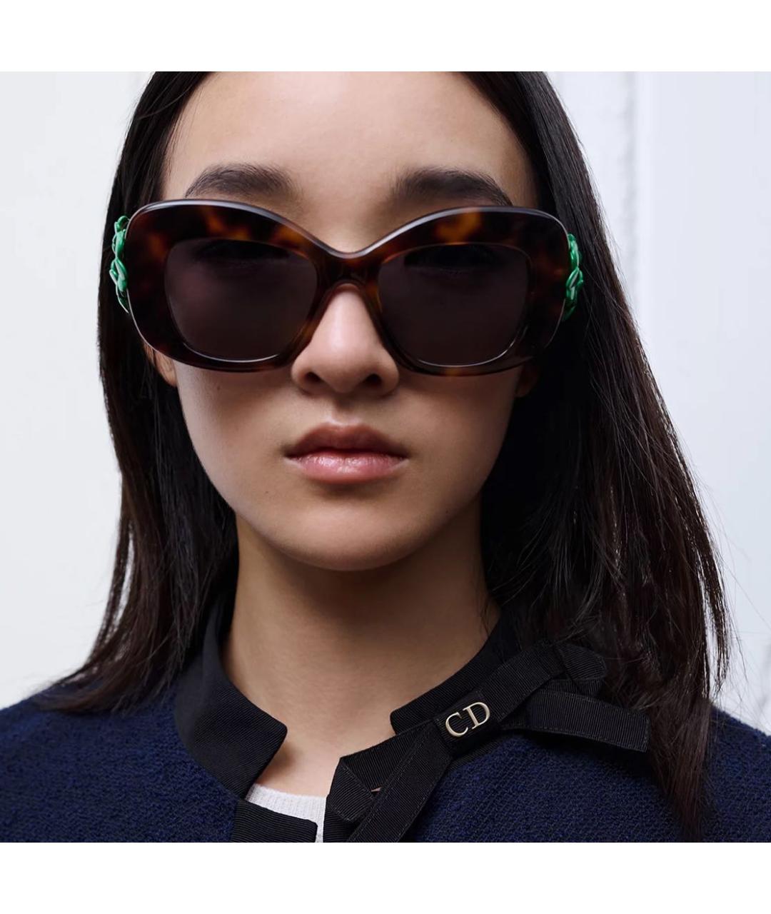 CHRISTIAN DIOR Коричневые солнцезащитные очки, фото 3