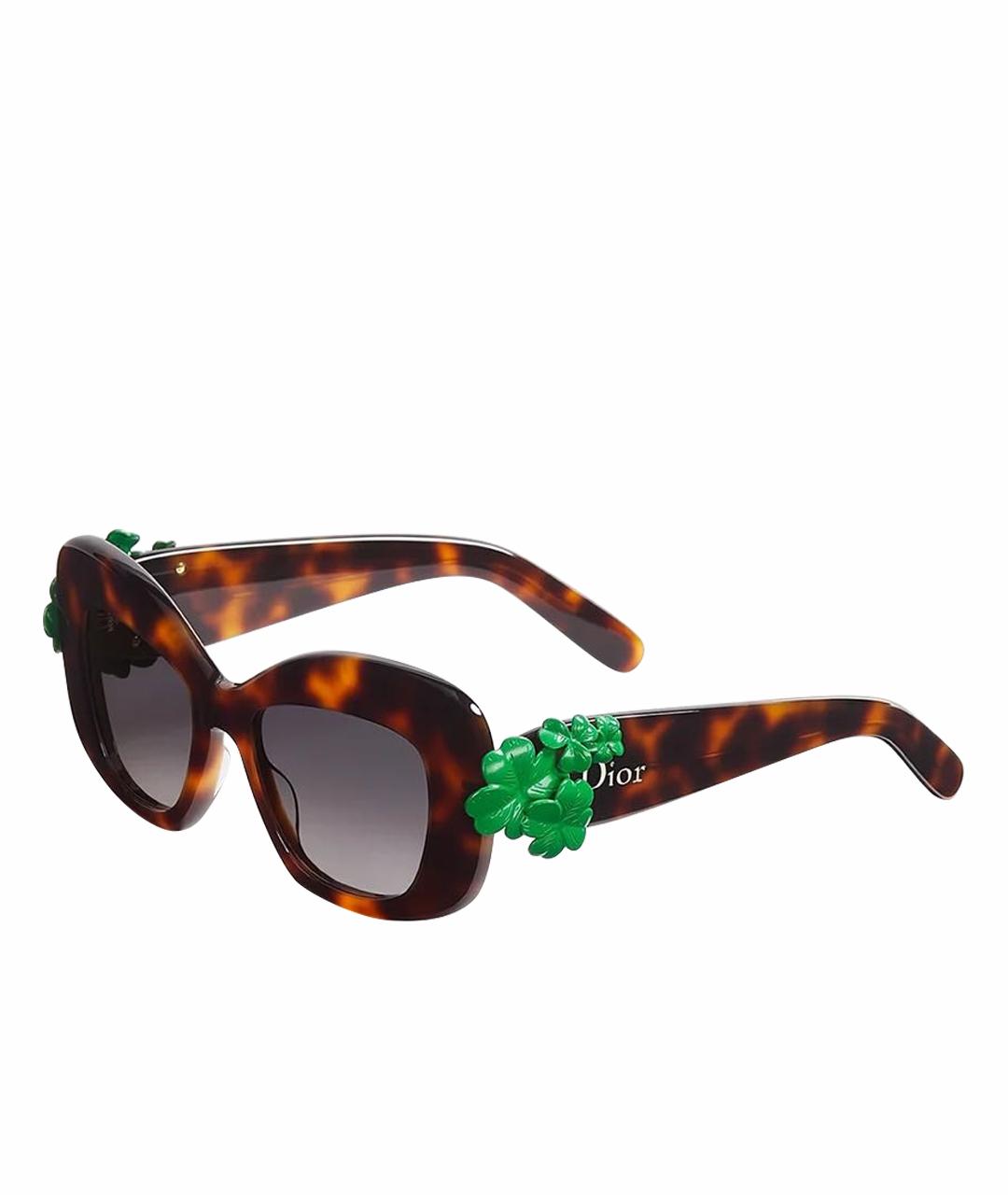 CHRISTIAN DIOR Коричневые солнцезащитные очки, фото 1