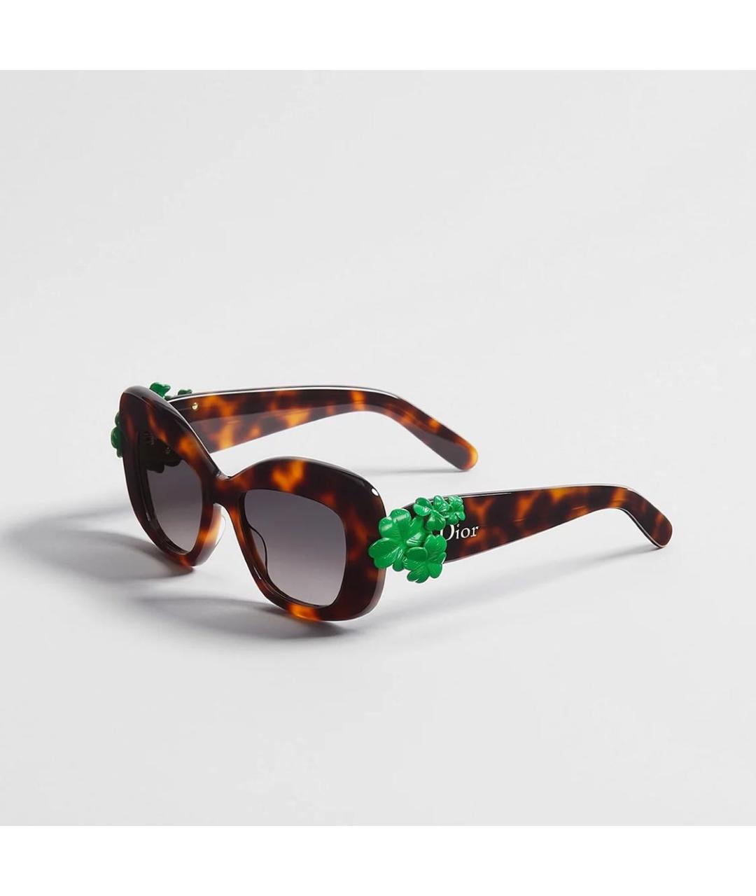 CHRISTIAN DIOR Коричневые солнцезащитные очки, фото 4