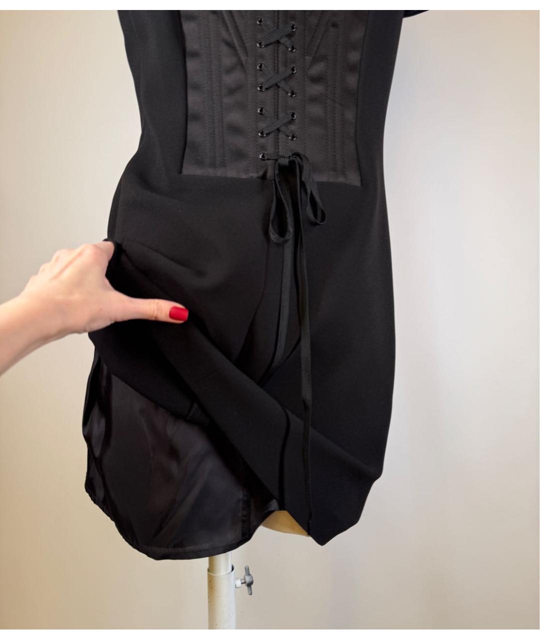 JEAN PAUL GAULTIER Черное коктейльное платье, фото 4