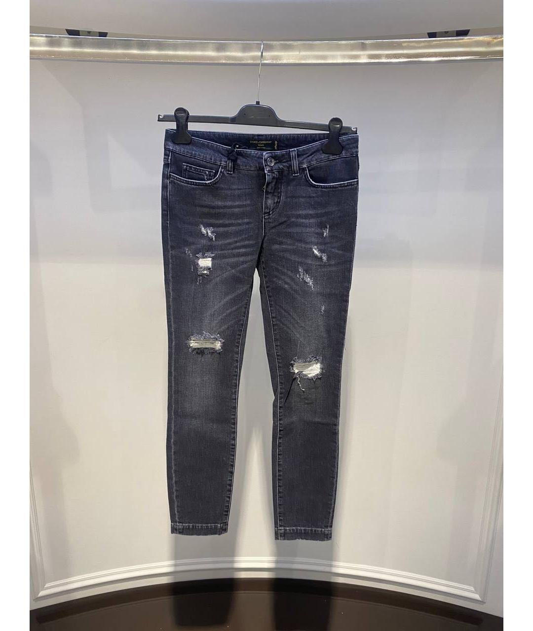 DOLCE&GABBANA Хлопковые джинсы слим, фото 4