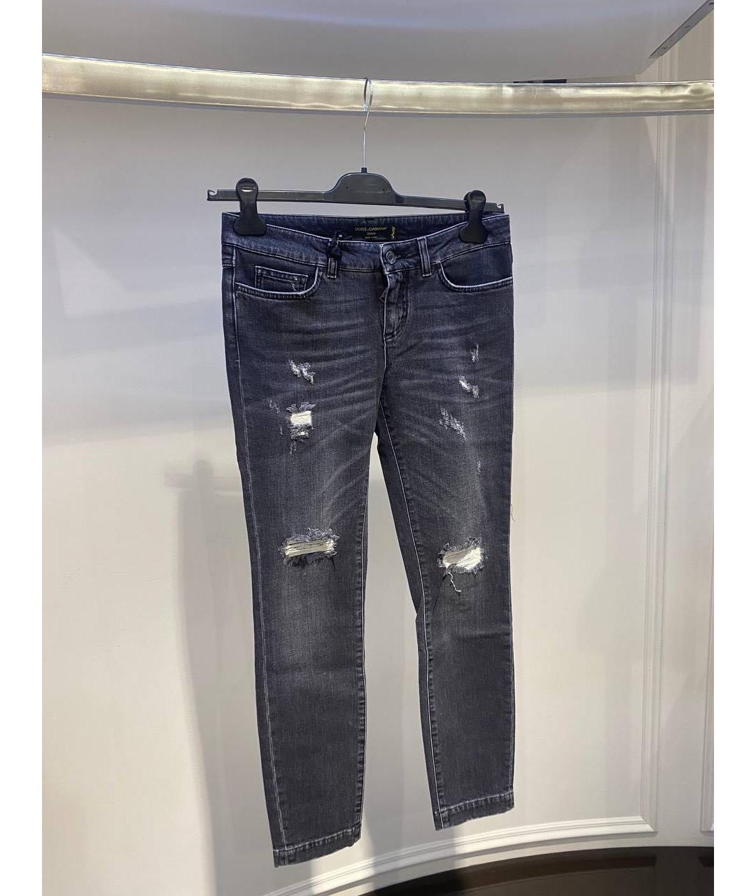 DOLCE&GABBANA Хлопковые джинсы слим, фото 3