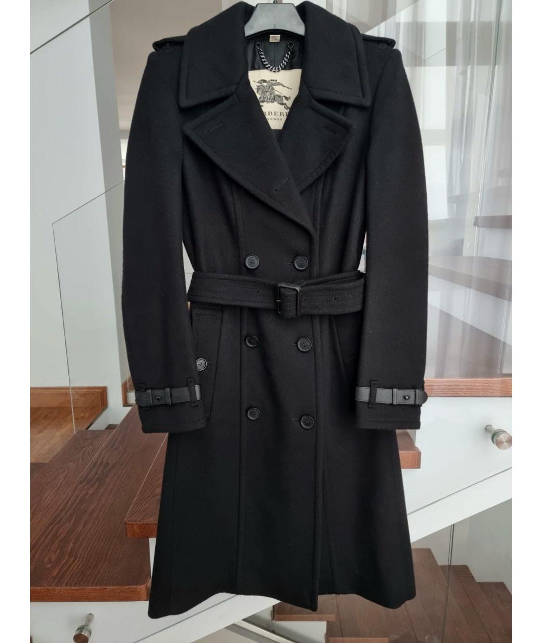 BURBERRY Черное пальто, фото 9