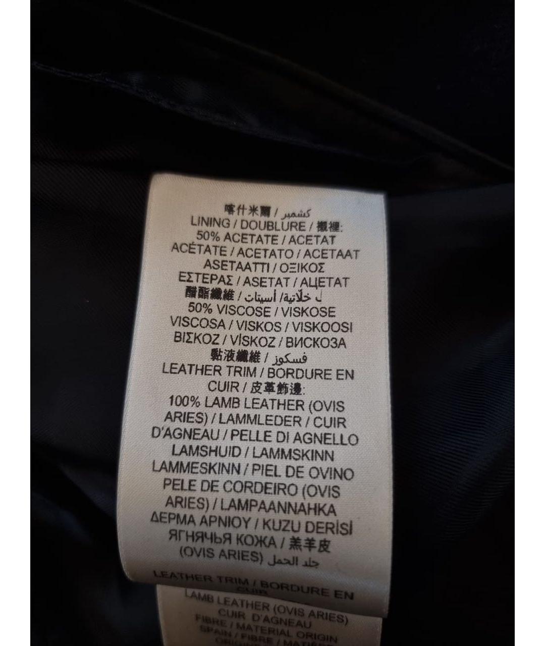 BURBERRY Черное пальто, фото 5