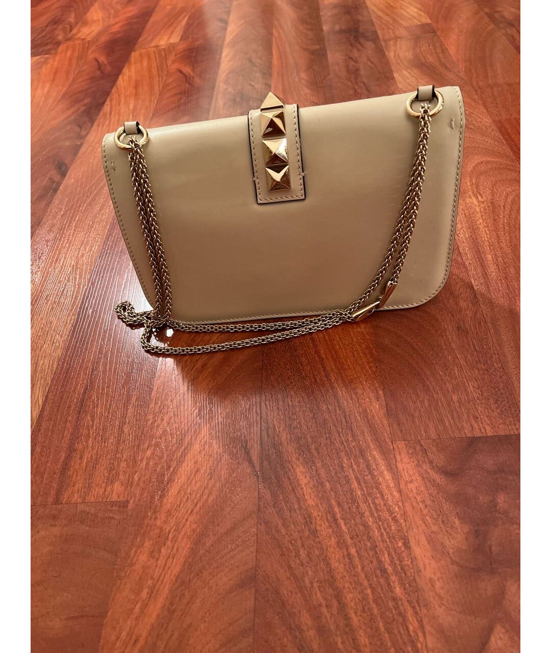 VALENTINO Белая кожаная сумка тоут, фото 3
