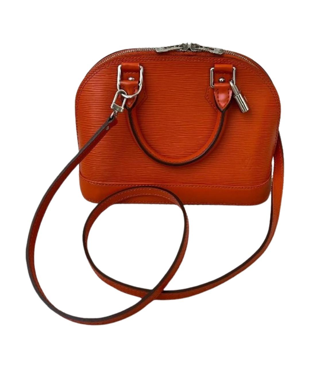 LOUIS VUITTON Оранжевая кожаная сумка через плечо, фото 1