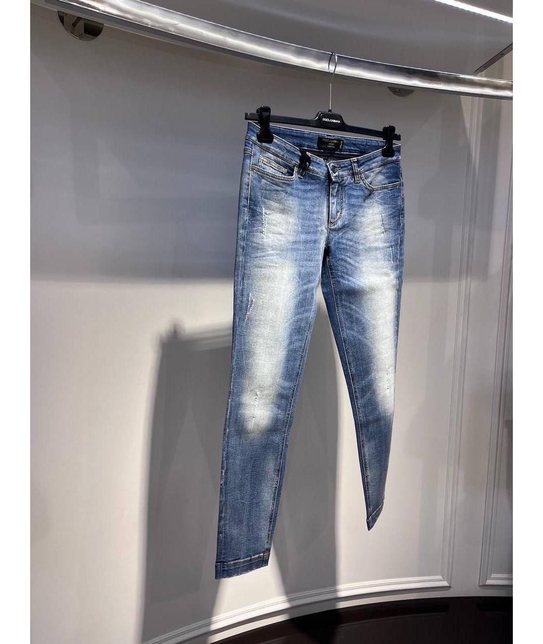 DOLCE&GABBANA Хлопковые джинсы слим, фото 3