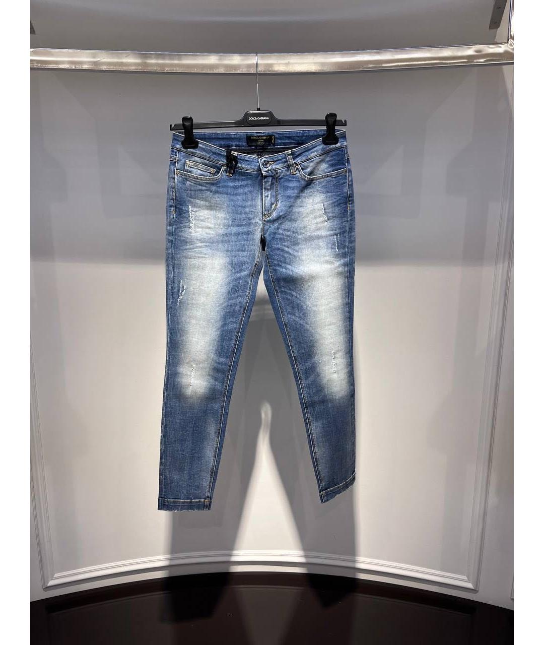 DOLCE&GABBANA Хлопковые джинсы слим, фото 4