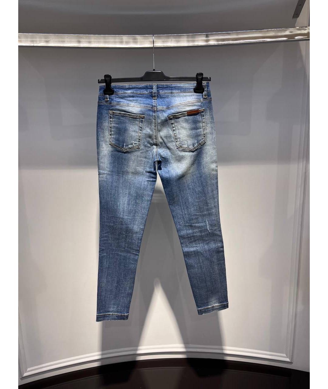 DOLCE&GABBANA Хлопковые джинсы слим, фото 2