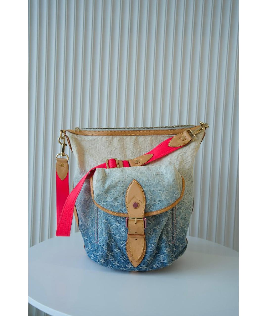 LOUIS VUITTON Мульти хлопковая сумка через плечо, фото 10