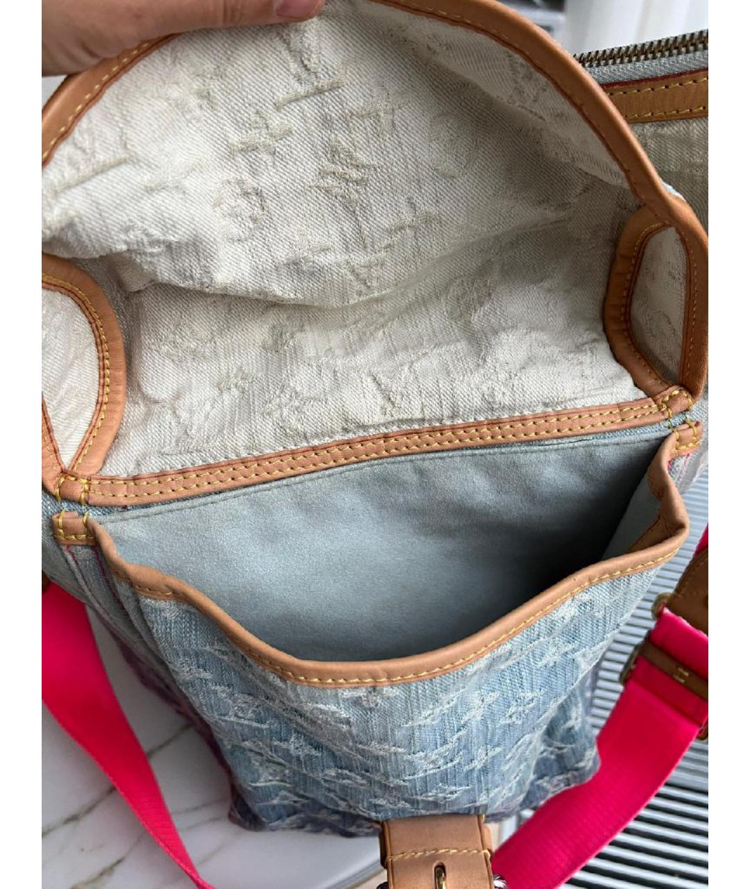 LOUIS VUITTON Мульти хлопковая сумка через плечо, фото 8