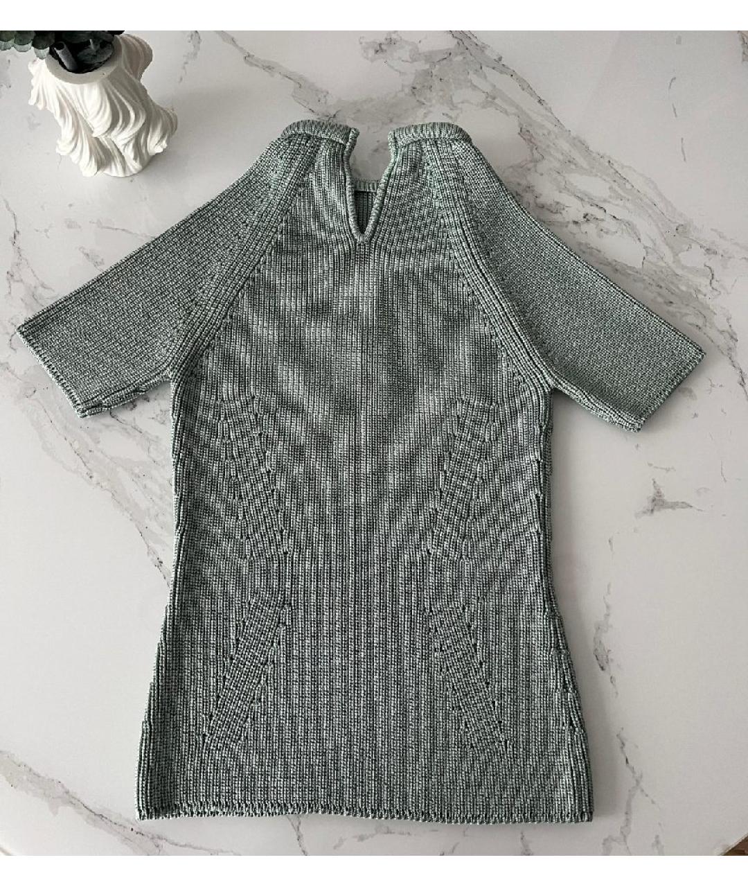 FENDI Голубой вискозный джемпер / свитер, фото 2